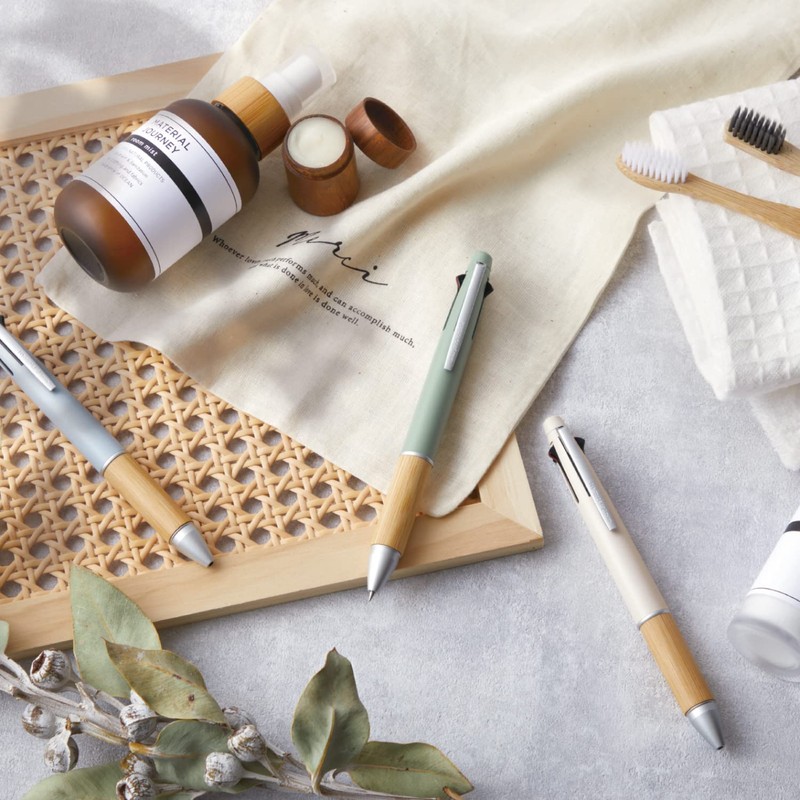 Mitsubishi Pencil Jetstream 4&1 BAMBOO 0.5 Sage MSXE5200B5.52 Multifunction Pen