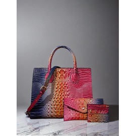 Women's Summer Vintage Crocodile Embossed Crossbody Bag Set for Women, Handbags & Crossbody Bags & Card Holder, Fashionable Shoulder Bag Set for Daily Use Party Girl Women Vintage Crocodile Embossing Handbag Set - Color: Green, Size: Please Refer To The 