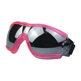Dog Soft Cute Sunglasses,Pet Goggles,Flexible Frame,Wind Proof,Dust Proof,Eye Protection,with Adjustable Straps,Small & Medium Dogs for Outdoor Cycling,Ski,Motorcycle SP3003 (Pink/Silver)