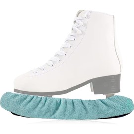 CUNTAUK Ice Skate Protectors, Ice Skate Blade Covers, Sports Blade Protectors for Hockey Skates, Figure Skates and Ice Skates (Green, Small)