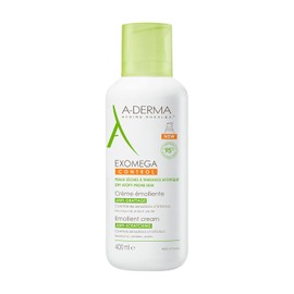 A-DERMA Exomega Control Crema Emoliente Anti-comezn con Avena Rhealba, Piel Seca con Tendencia Atpica, 400 ml