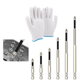 Bettinay 6PCS Torx Screwdriver Sets, High Magnetic Screwdriver Drill Bit Set, 50 65 75 100 120 150mm