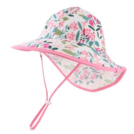 Pesaat Baby Sun Hat, for Girls with UV Protection, Sun Hat, Baby Boy, with Neck Protection, Summer Hat, Children Baby Hat, Summer - Umbrella. Mirabilis Jalapa
