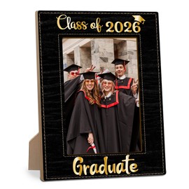 AKTFV Class Of 2026 Graduation Picture Frame - 4x6 Grad Photo Frame Graduation Gifts For Him Her 2026 Grad Party Decorations For High School College Graduate Party Decorations & Supplies - A04