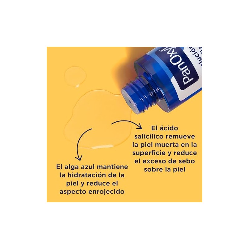 PanOxyl Solución Exfoliante Aclarante con 2 Ácido Salicílico 118 ml