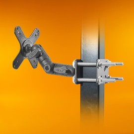 iBOLT VESA 75x75 mm/ 100x100 mm IncrediBOLT Monitor Pillar Bracket Mount for Warehouse Vehicles, Inventory Management, and Material Handling