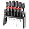 K Tool International 18-Piece Screwdriver Set with Vertical Holder