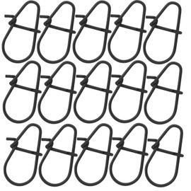 Spro Matte Black HD Snap Size 9.5 mm / 35 kg - Snaps for Spin Fishing, Hook for Spin Fishing, Leader Swivels, Spinning Swivels
