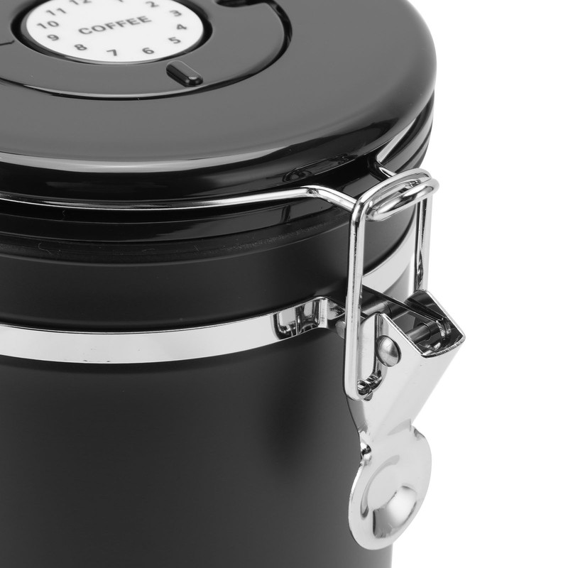 Coffee Bean Storage Stainless Steel Airtight Container Coffee with 30ml