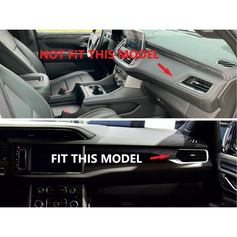 Korlot Carbon Fiber Air Vent Cover AC Outlet Trim kit
