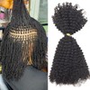 4B 4C Afro Kinky Curly Bulk Human Hair for Braiding