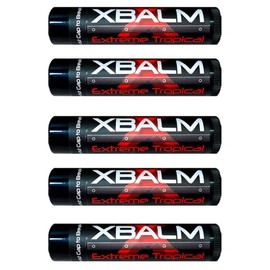 XBalm 5 PACK - Extreme Protection Lip Balm - Lip Balm w/SPF 15 (Extreme Tropical)