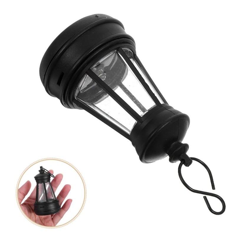 TOPPERFUN 3pcs Mini Solar Lantern Lights Small Hanging Lantern Replacement