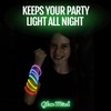 100 Ultra Bright Glow Sticks Bulk Party Pack - Glow