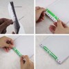 Goeielewe 100 Pcs Plastic Paper Fasteners Colorful Plastic Document File