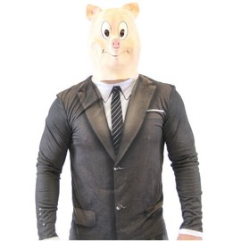 Costume Agent Adult Pig Costume Latex Mask