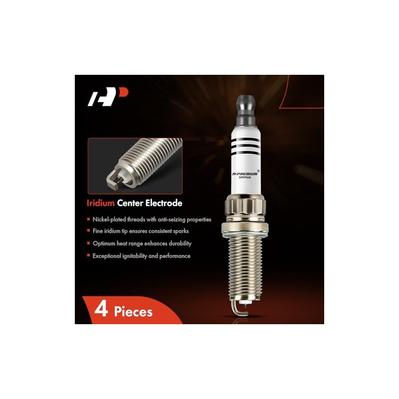 A-Premium Bujías de Iridio y Platino Compatibles con Mini Cooper