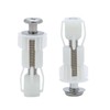 2Pack Toilet Seat Screws Toilet Seat Fittings,Toilet Seat Hinges Expanding