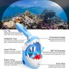 Snorkel Mask for Kids, Full Face Snorkeling Set with 180°