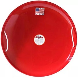 Flexible Flyer Metal Snow Disc Saucer Sled. Steel Sand Slider. DIY Shield & Batt