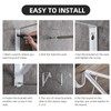 HOME MASTER HARDWARE Heavy Duty Closet Shelf Rod Brackets Supports