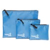 HOPEVILLE Travel Organizer Set, 3 different large zipper bags for
