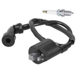 Spark Plug Ignition Coil Wires, 31401-35F10 Engine Ignition Coil + Spark Plug Replacement for Polaris Trail Boss 325 330