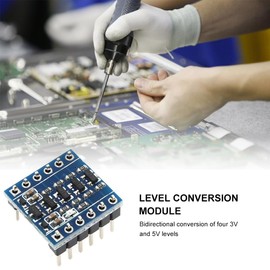4 Channels Logic Level Converter IIC I2C Module Logic Level Converter Bi-Directional 3.3V-5V for Arduino Logic Level Converter Module 10pcs