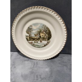 Harker Vintage Harkerware USA 6 dessert plates 6 1/4”