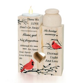 Urns for Human Ashes Candlestick for Your Loss Sympathy Gifts for Women Men Small Urn for Human Ashes Keepsake Decorative Urns Funeral Ashes Keepsake Burial Urn Memorial Urns