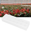 Clear Acrylic Vase Rectangular Elegant Centerpiece Flower Vase for Home