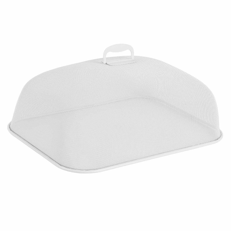 Food Cover Dense Mesh Design 180 Degree Rotatable Simple Iron