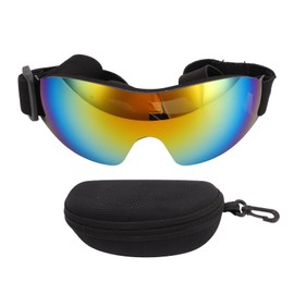 Dog Goggles Wind Sand UV Protection Eye Protection Adjustable Dog Sunglasses for Dogs Cats Red