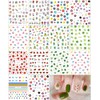 JMEOWIO - 14 hojas de pegatinas de uñas para niños,