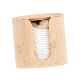 MERRYHAPY 1 Set Makeup Cleanser Towel Girl Face Pads Luxury Cleansing Sponge Cotton Rounds Reusable Makeup Remover Pads for Cosmetics Simple Small Cosmetics White 3-layer Bamboo Cotton