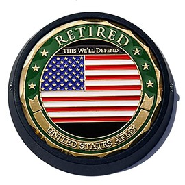 MotorDog69 Retired Army Harley Milwaukee Eight Black Waterfall Horn Cover Coin Mount Set