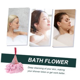 Ipetboom 3 Sets 2pcs Bath Balls for Boys and Girls Home Bathing Accessory Soft Exfoliating Travel-friendly Family Pack