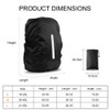 Lively Life Waterproof Backpack Rain Cover, Reflective Rucksack Cover [2pcs