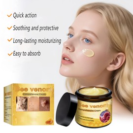 NHCXGAN Bee Venom Comprehensive Cream,Natural Bee Venom Multi-Effect Face & Body Cream, Hydrating & Gentle Formula for All Skin Types（2PCS）