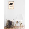 Tin Sign 20 x 30 cm Curved with 4 Magnets