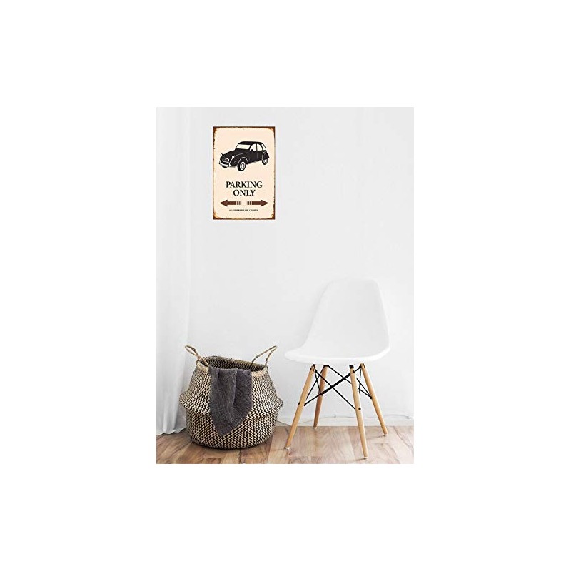 Tin Sign 20 x 30 cm Curved with 4 Magnets