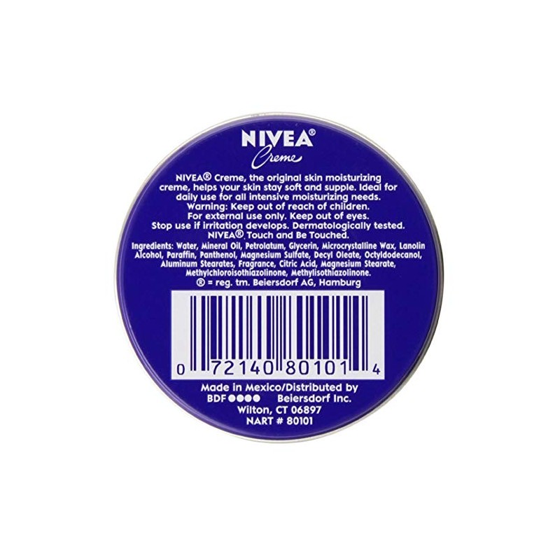 Crema para la piel Nivea, 1 onza, Paquete de 10