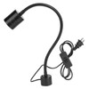 5W Black Goose Neck LED Working Light with Round Magnetic