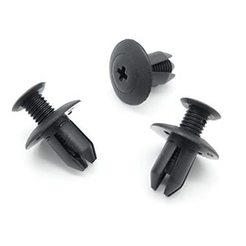 VVO Fasteners- Black Plastic Side Skirt, Sill Moulding Cover Trim Clips for Mazda MX-5, 3, RX-8, 2, (Pack of 10)