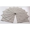 Servilletas de cóctel de lino natural, 1 docena de 6