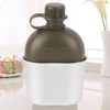 Outdoor Camouflage Bag Army Green Kettle Water Bottle with Aluminum
