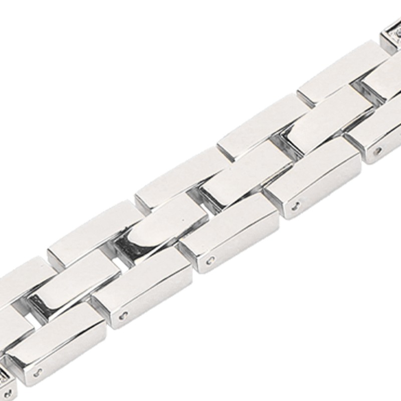 Rhinestone Brass Metal Bracelet Watch Band Strap Replacement for IOS