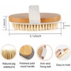 Dry Brush,Natural Bristle Exfoliating Scrubber,Dry Brushing Body Brush for Lymphatic