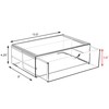 Sorbus Large Stackable Acrylic Drawers - 1 Clear Storage Drawers