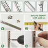 8 Pcs 36 Inch Shelf Pilaster with Clips, Adjustable Shelf